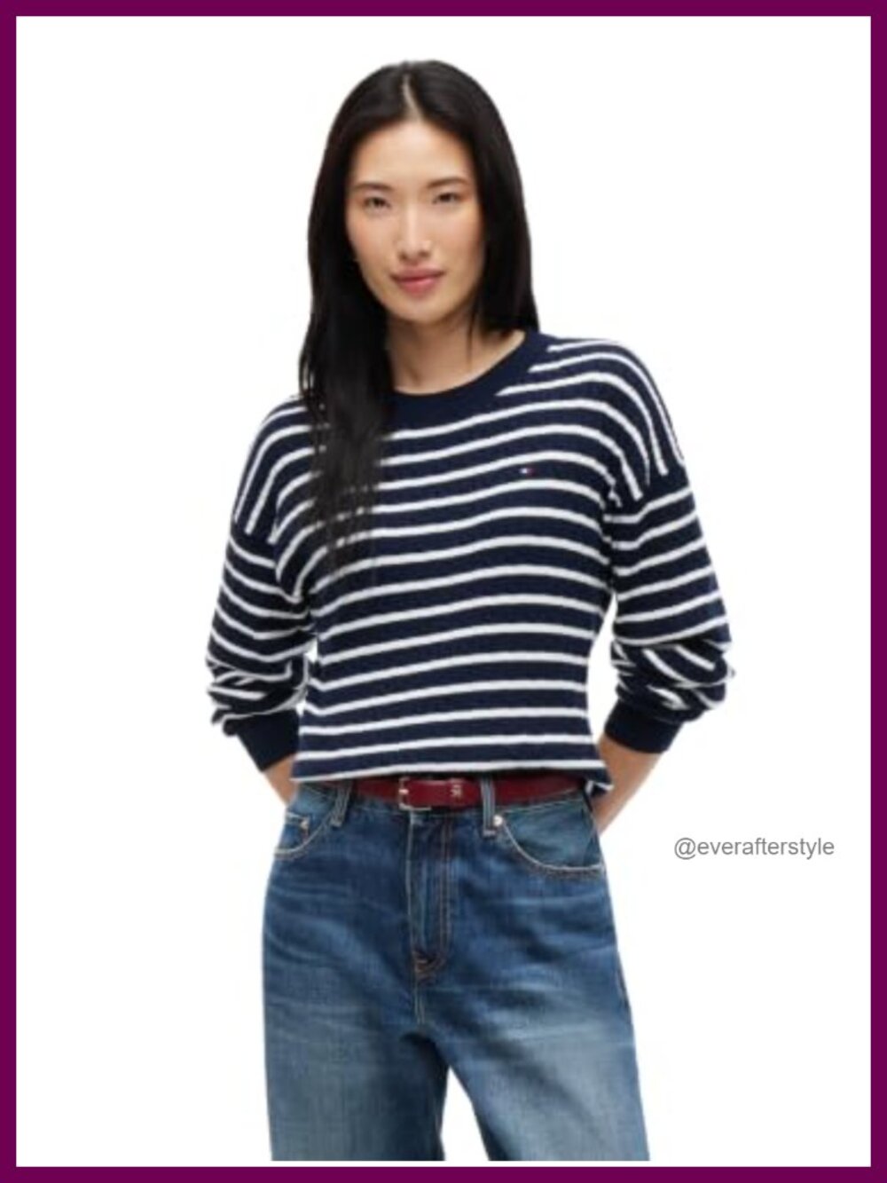 Cable Knit Crew Neck Sweater Lightweight Pullover Cotton